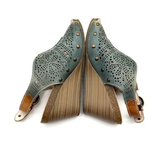 Pikolinos Benissa Wedge Leather Cutout 37 - Picture 5 of 13